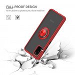 Wholesale Tuff Slim Armor Hybrid Ring Stand Case for Motorola Moto One 5G Ace (Red)